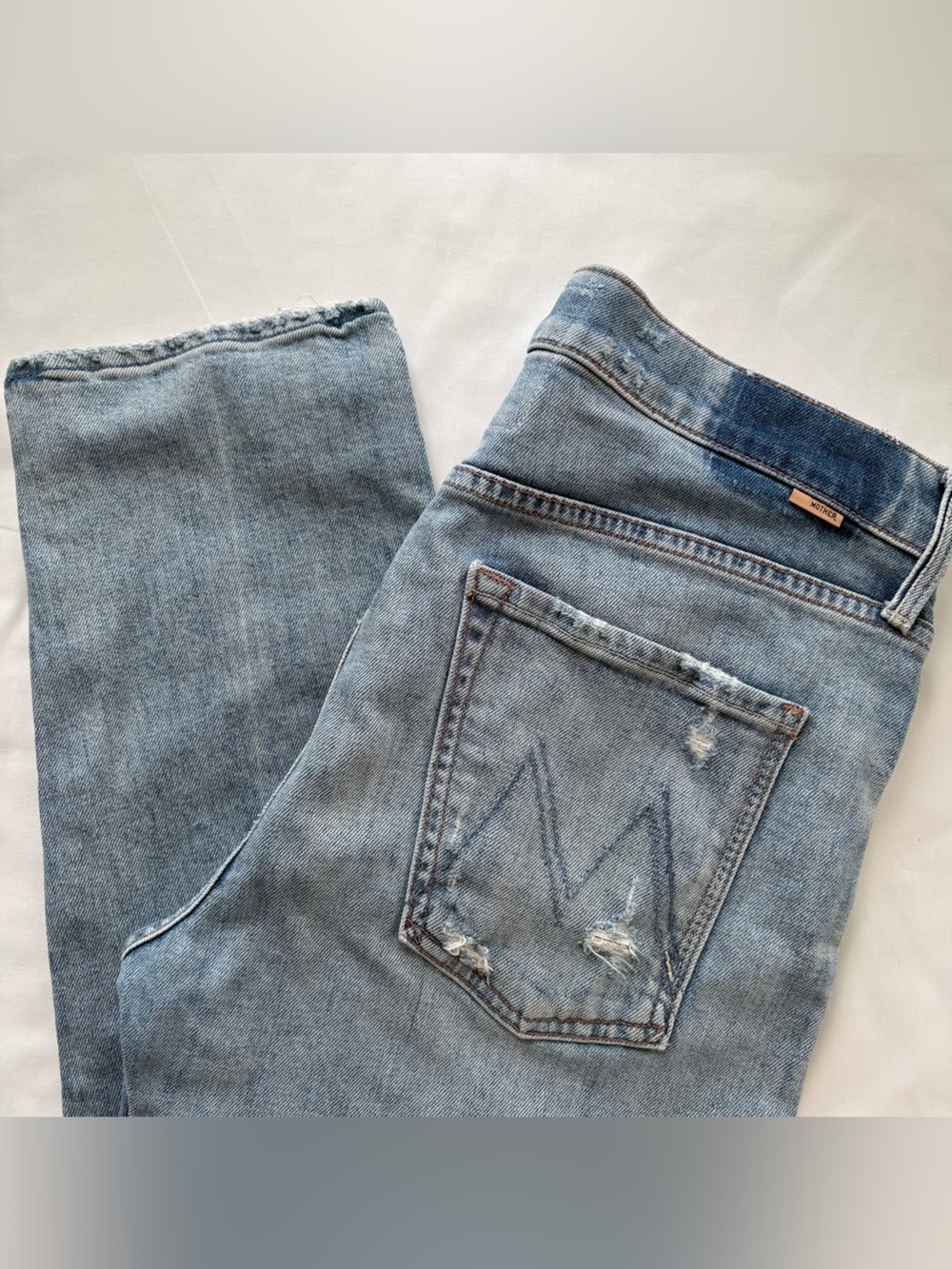 Mother The Scrapper Ankle Jeans Size 28